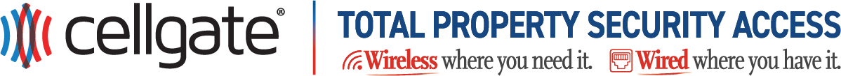 Logo - CellGate | Total Property Security Access - Wireless where you need it - Wired where you have it
